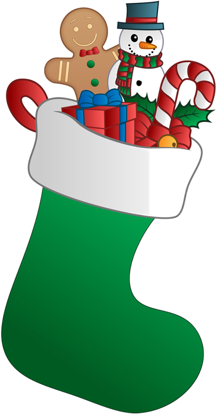 With Different Options To Create The Perfect Homemade - Christmas Clip Arts Free Stocking - Png Download (497x877), Png Download