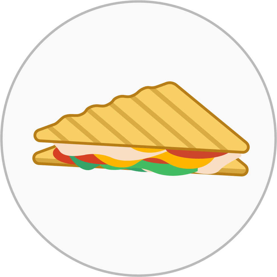 Panini - Fast Food Clipart (1200x1200), Png Download