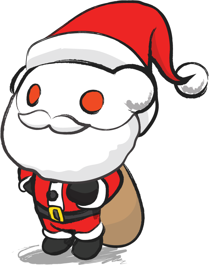 Secret Santa 10th Annual Extravaganza - Reddit Secret Santa Logo Clipart (750x1000), Png Download