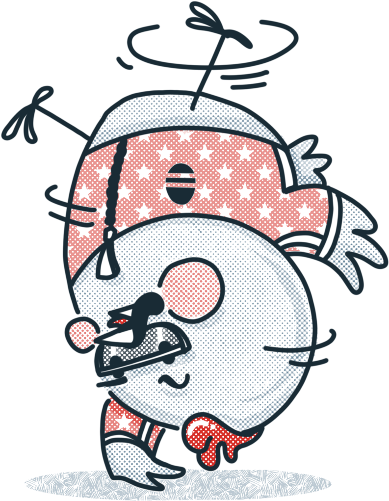 Grub Gals Dizzy - Illustration Clipart (1000x1073), Png Download