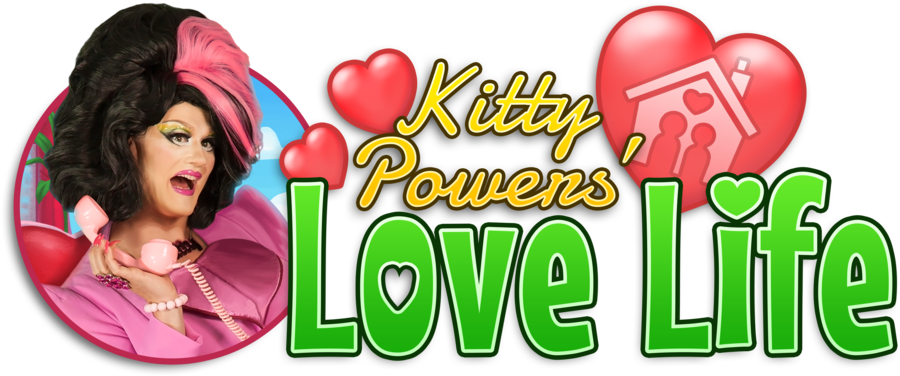 Lovelife Logo Kitty - Kitty Powers' Love Life Clipart (1000x437), Png Download