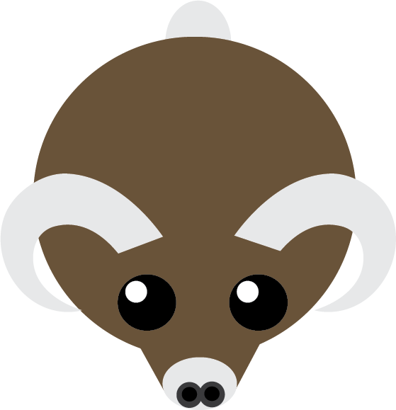 Bighorn Sheep - Cartoon Clipart (559x579), Png Download