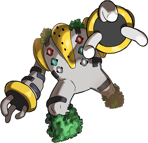Regigigas - Heatran And Regigigas Code Pokemon Clipart (580x580), Png Download