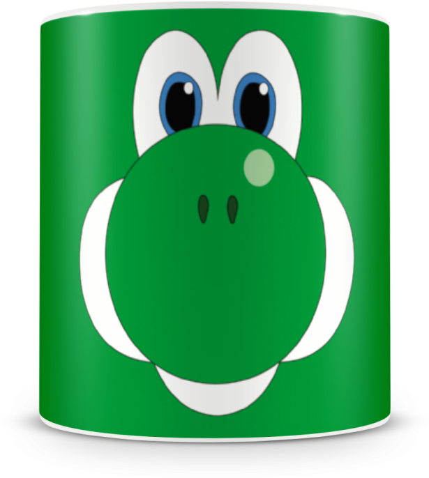Caneca Yoshi An8926 - Cartoon Clipart (1000x825), Png Download