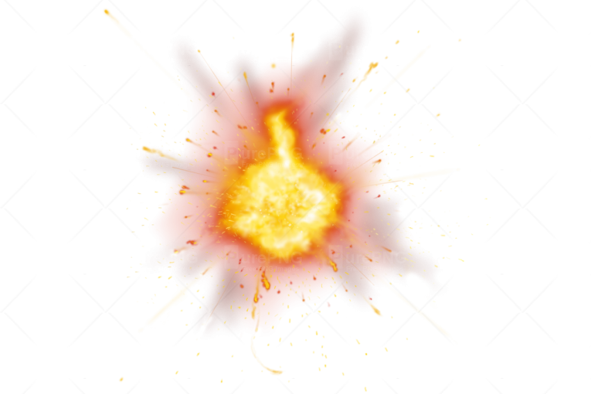 Explosion Clipart Explosion - Explosão Png Hd Transparent Png (850x567), Png Download