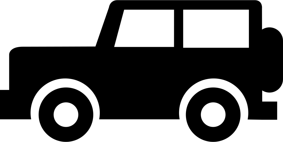 Jeep Silhouette Png - Icono De Jeep Clipart (980x494), Png Download