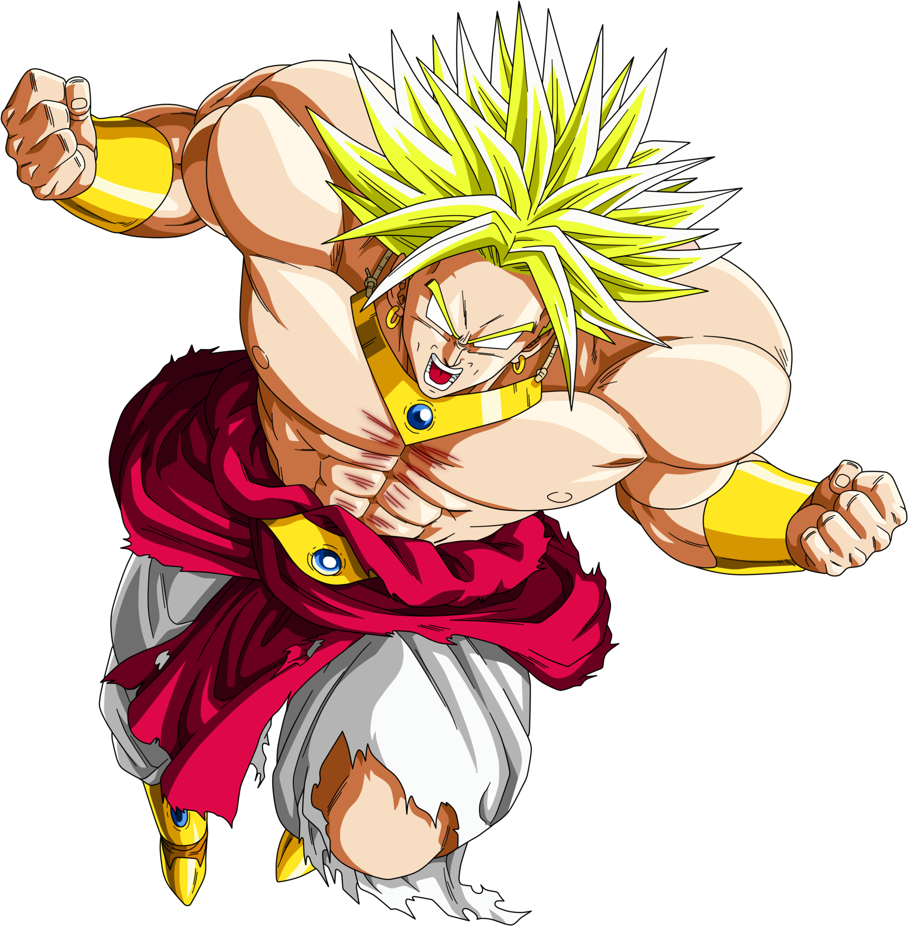 Comment Picture - Broly Dragon Ball Png Clipart (1570x1600), Png Download