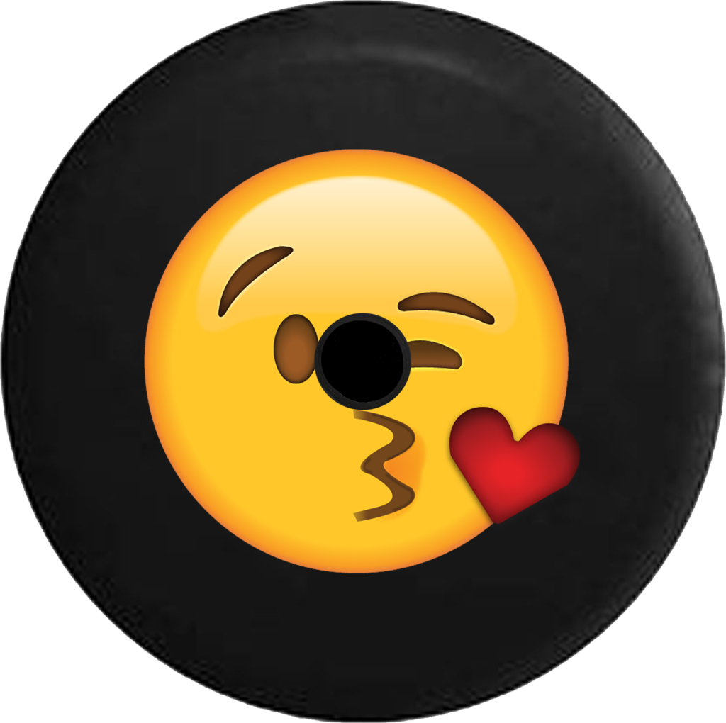 Jeep Wrangler Jl Backup Camera Day Blowing Kiss Heart - Circle Clipart (1024x1020), Png Download