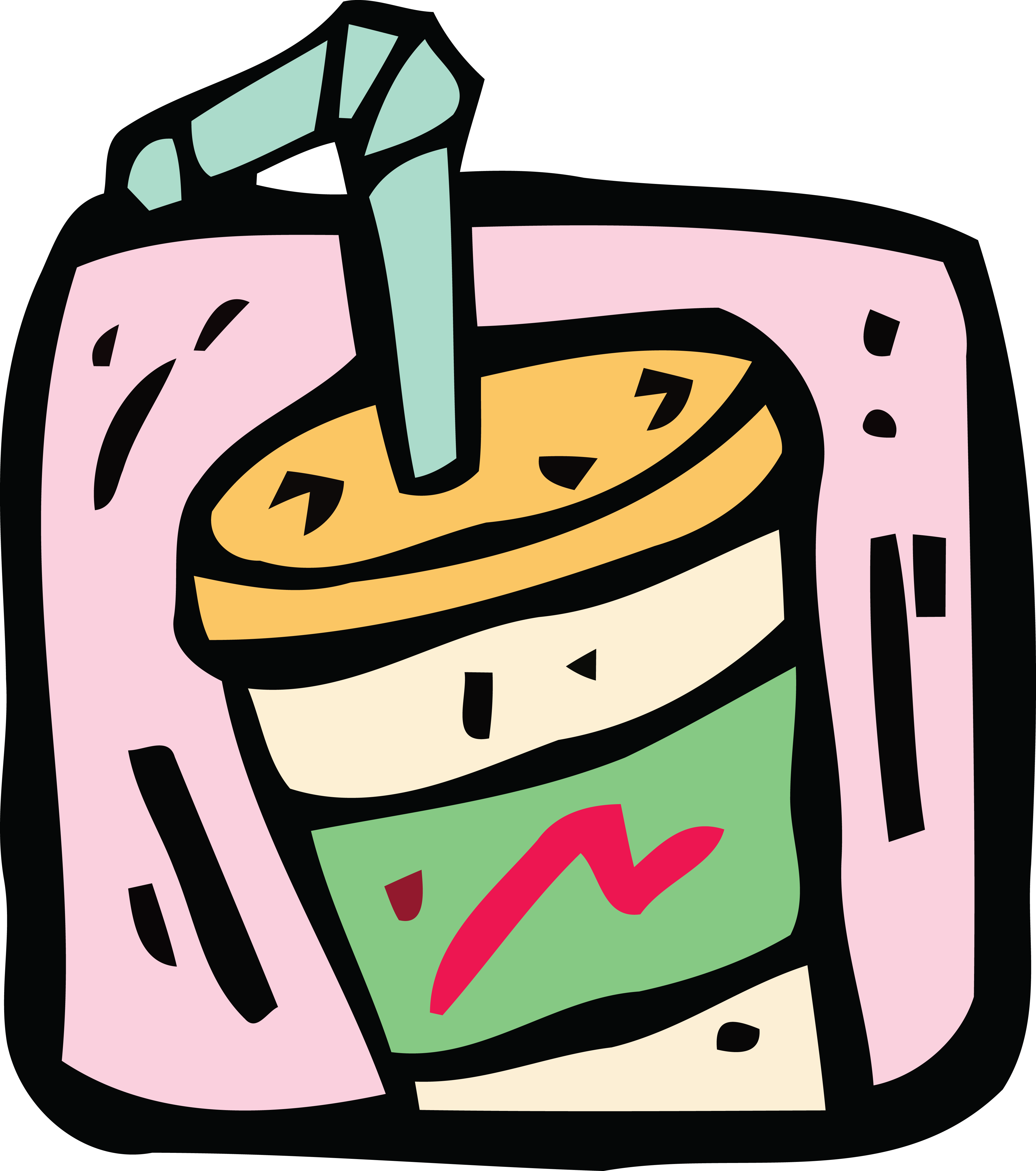 Milkshake Clipart (4000x4520), Png Download