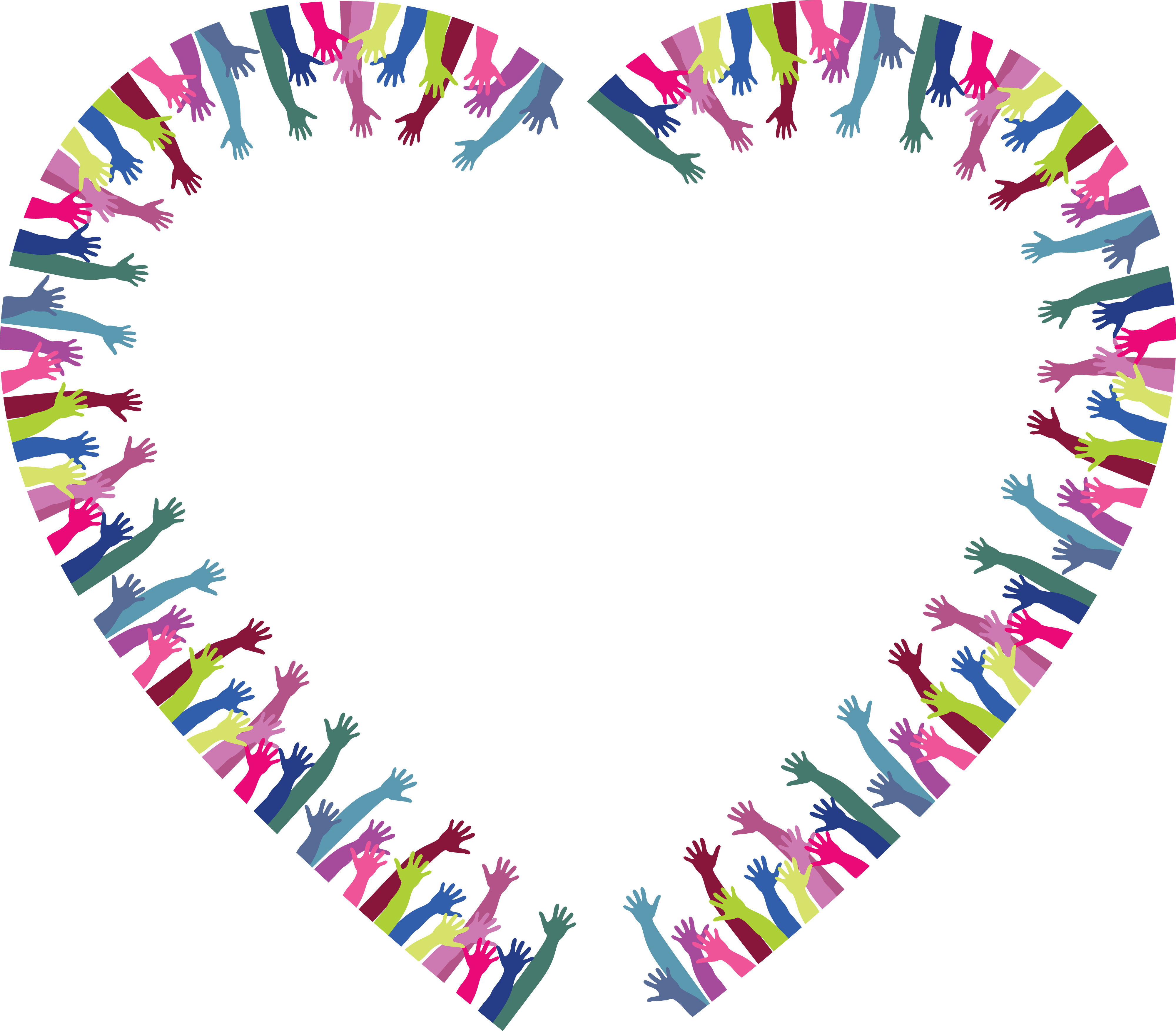 Free Clipart Of A Heart Frame Of Hands - Cafepress ! Samsung Galaxy S8 Case - Png Download (4000x3506), Png Download