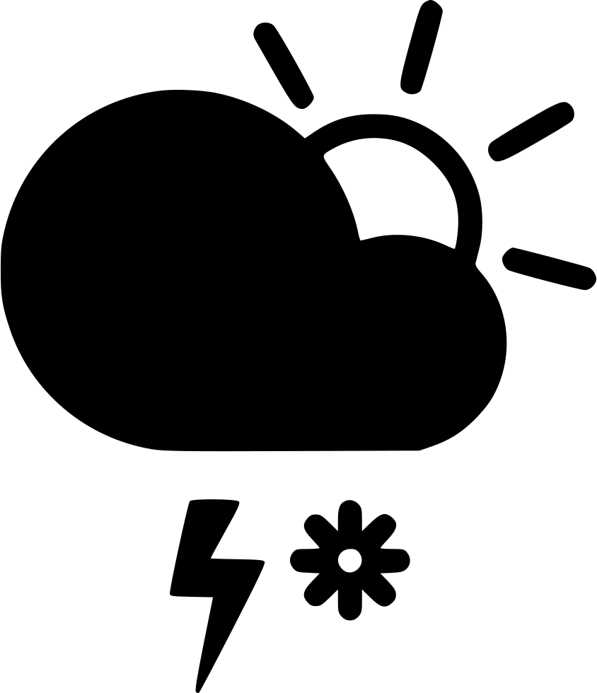 Day Snow Storm Cloud Lightning Sun Comments - Cloud Sun Wind Clipart (844x980), Png Download