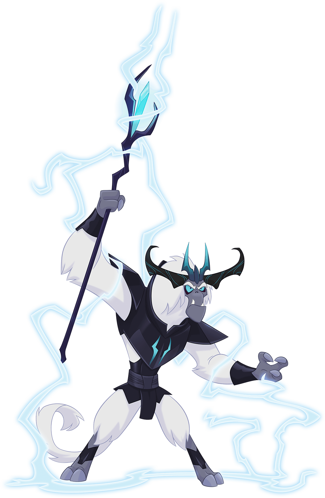 I Go About Doing My Duct Tape Dummy Around The Leg - Mlp Storm King Vector Clipart (1053x1609), Png Download