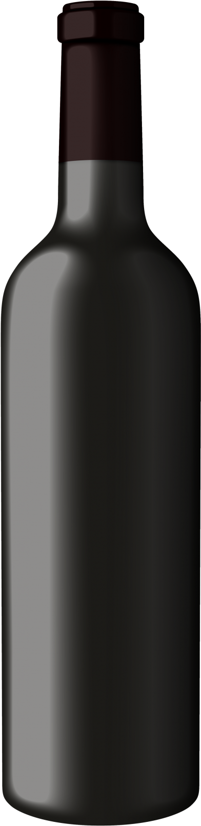 Enter Online Store - Black Wine Bottle Clipart - Png Download (500x1660), Png Download