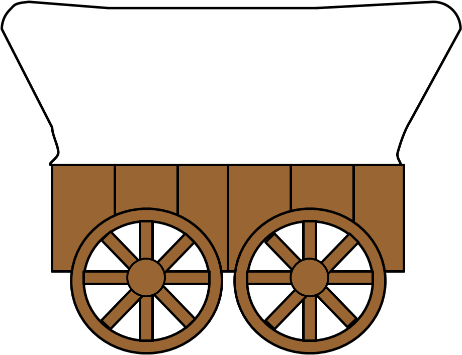 Covered Wagon - Cart Clipart (919x707), Png Download