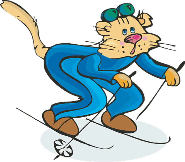 Fun - Cat Snow Clipart - Png Download (640x562), Png Download