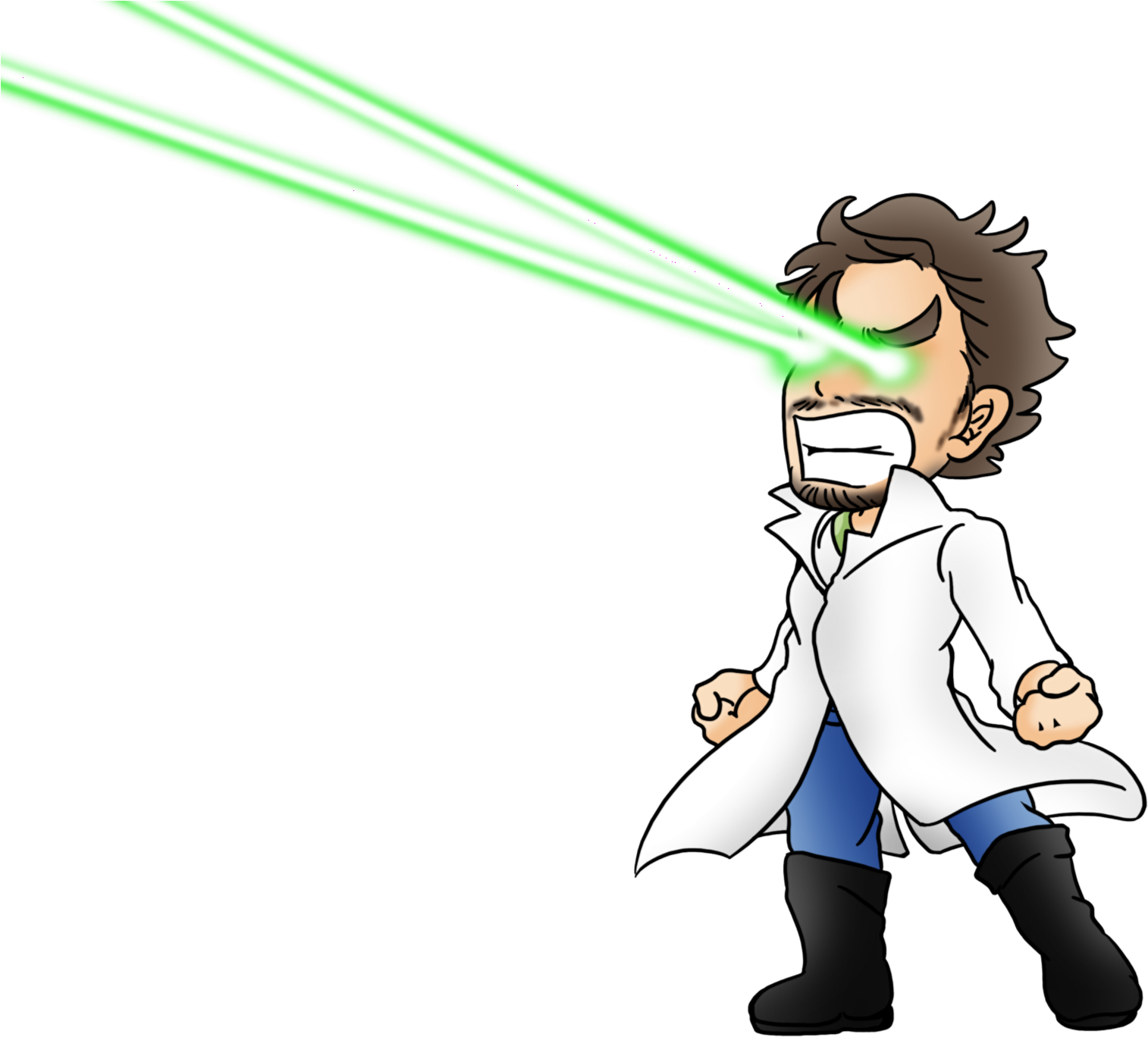 If You're Looking To Discuss Nerdy Tech, He's All Ears - Cartoon Clipart (1600x1400), Png Download