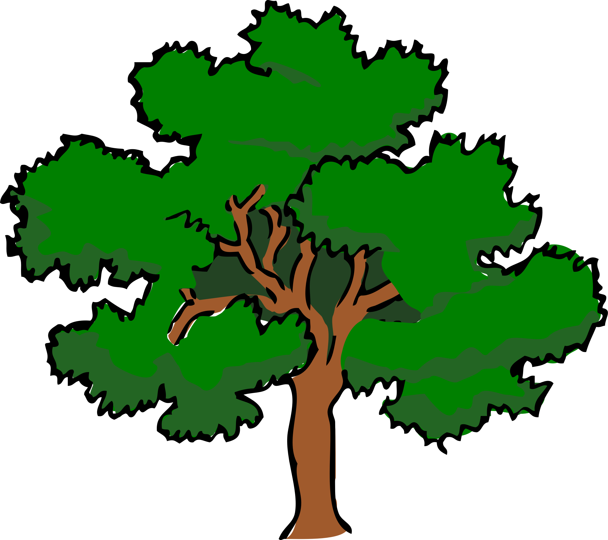 Oak Redux Big Image - Oak Tree Clipart (2342x2081), Png Download