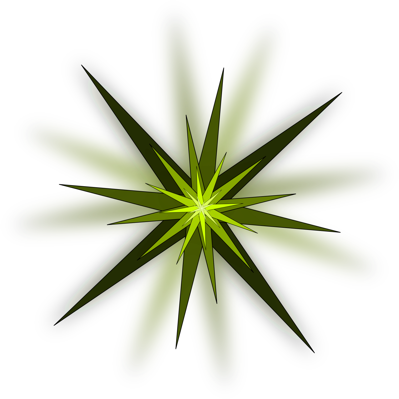 Green Star Svg Clip Arts - Green Star Clipart Transparent - Png Download (1414x2000), Png Download