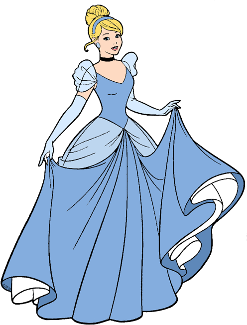 Clip Art Disney Galore - Cinderella Clipart - Png Download (500x661), Png Download