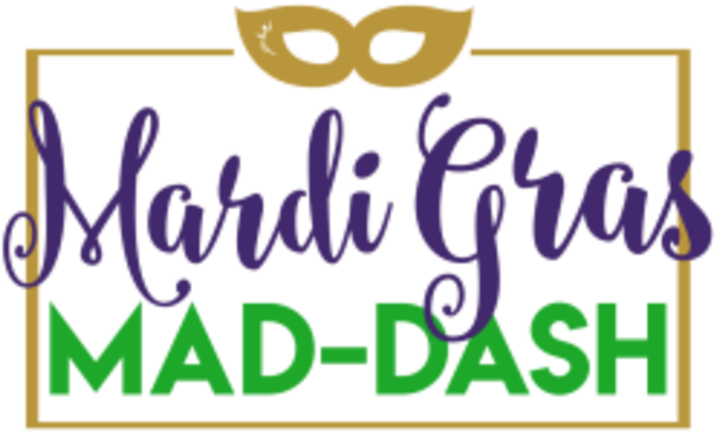 Mardi Gras Mad Dash East Dfw Clipart (800x490), Png Download