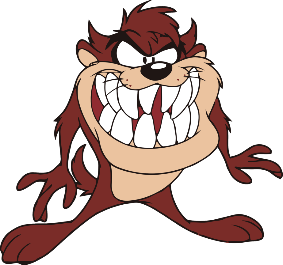 Tasmanian Devil Clipart Watercolor - Tasmanian Devil Looney Tunes - Png Download (923x865), Png Download
