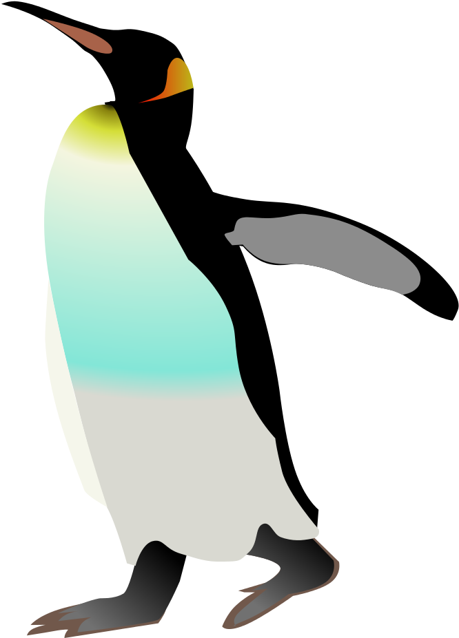 File Emperor Penguin Svg Wikimedia Commons - Penguin Clip Art - Png Download (787x1024), Png Download