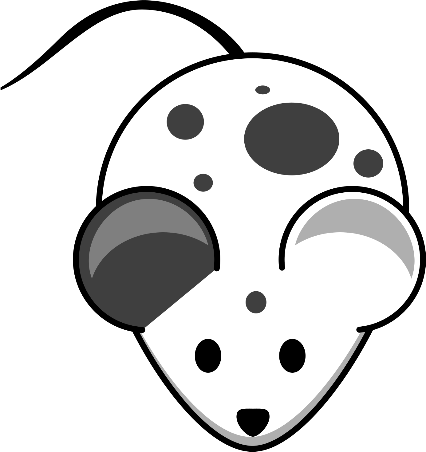 Transparent Background Clipart Mouse - Png Download (564x600), Png Download