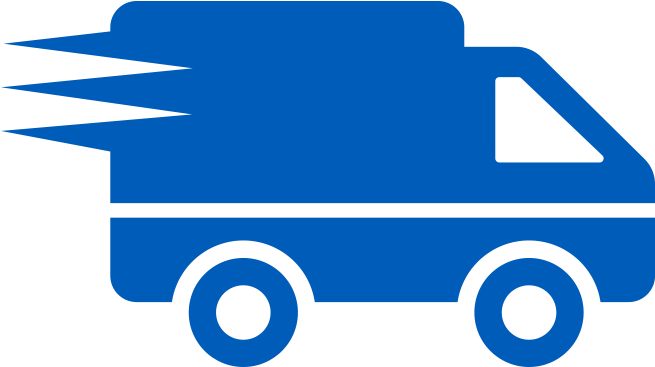 A Speeding Van To Show The Need For Strapping Equipment - Black And White Trust Badges Clipart (700x700), Png Download
