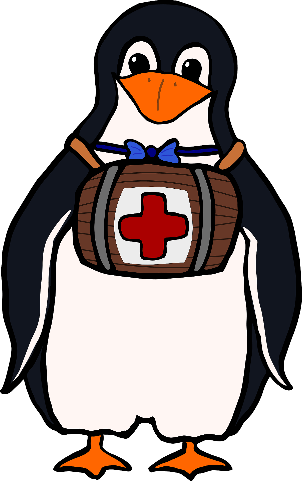 Doctor Penguin Clipart - First Aid Clipart - Png Download (1207x1920), Png Download