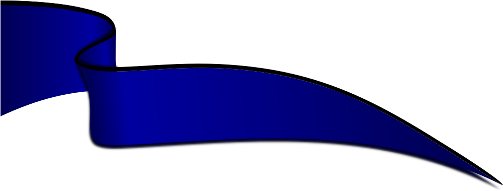 Dark Blue Ribbon In The Wind Svg Clip Arts - Png Download (1024x1024), Png Download