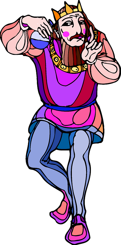 Sleezy King Clipart - Shakespeare Characters Clip Art - Png Download (394x800), Png Download