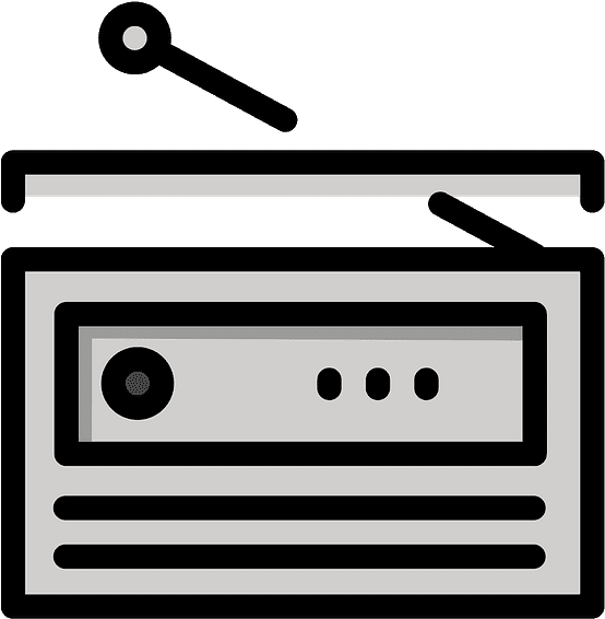 Radio Emoji Clipart - Png Download (800x800), Png Download