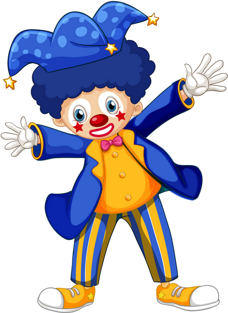 Tubes Clowns - Dibujo De Payaso Con Zapatos Grandes Clipart (482x660), Png Download