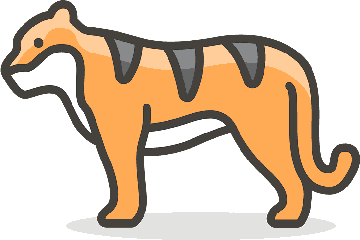 Tiger Emoji Clipart - Tiger Icon - Png Download (800x800), Png Download