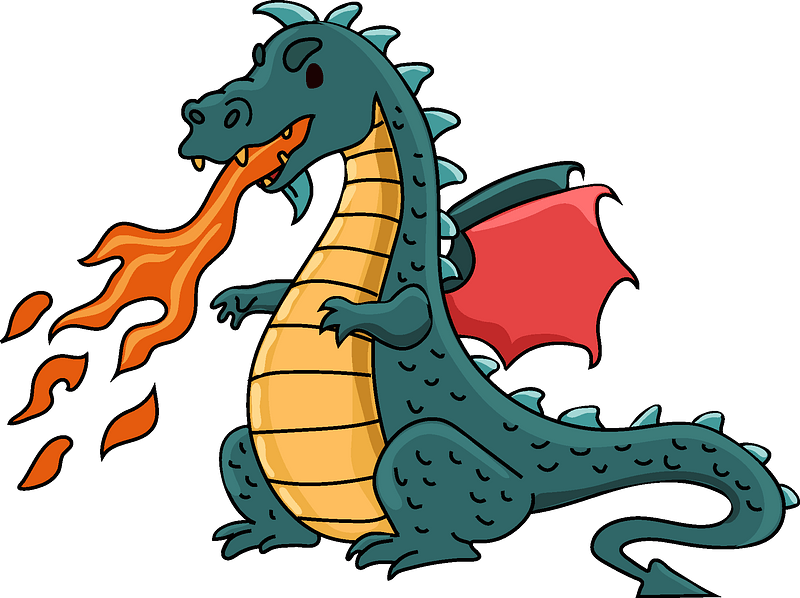 Dragon Clipart - Png Download (800x598), Png Download