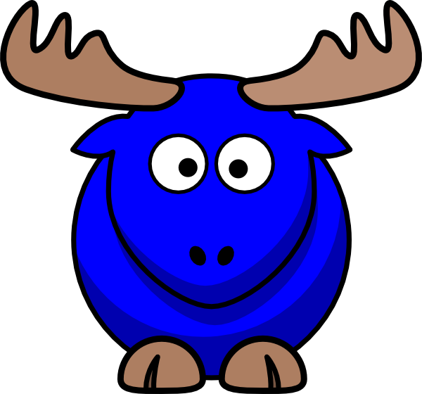 Cartoon Moose Png Clipart (600x560), Png Download