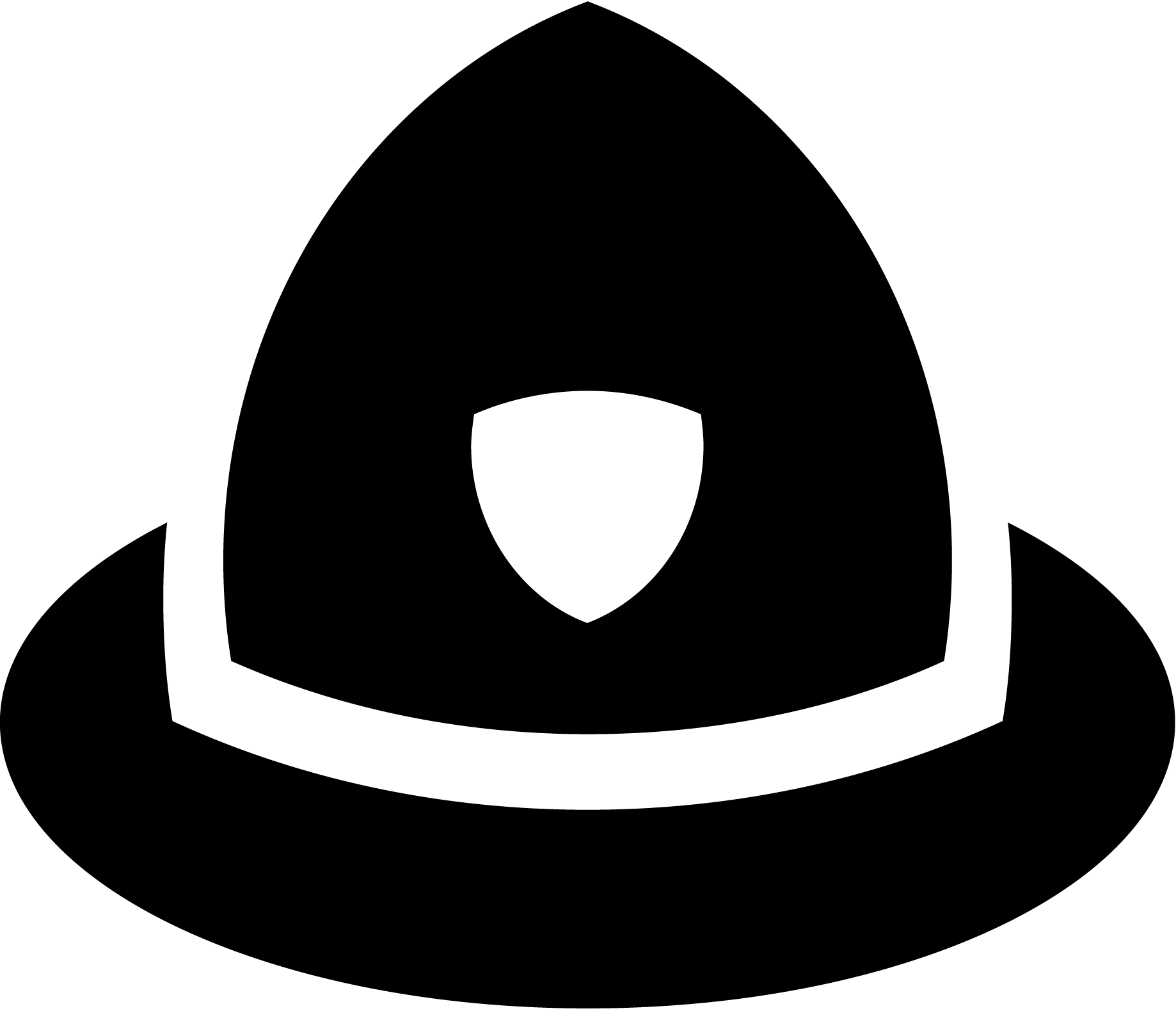 Firefighter"s Helmet Fire Department - Firefighter Helmet Icon Png Clipart (1838x1579), Png Download