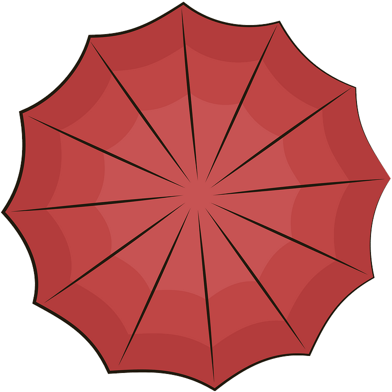 Red Umbrella Clipart - Umbrella - Png Download (800x800), Png Download