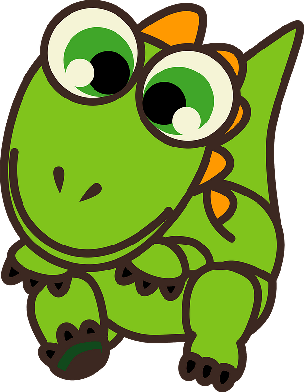 Dinosaur Clipart - Dinosaurus Lucu - Png Download (621x800), Png Download