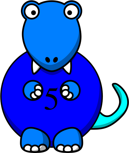 Blue Dinosaur Svg Clip Arts - Cartoon Dinosaur With Wings - Png Download (1024x1024), Png Download