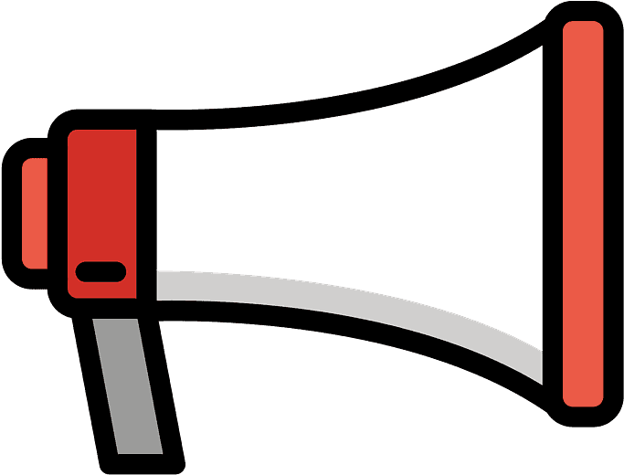 Megaphone Emoji Clipart - Pepega Megaphone - Png Download (800x800), Png Download