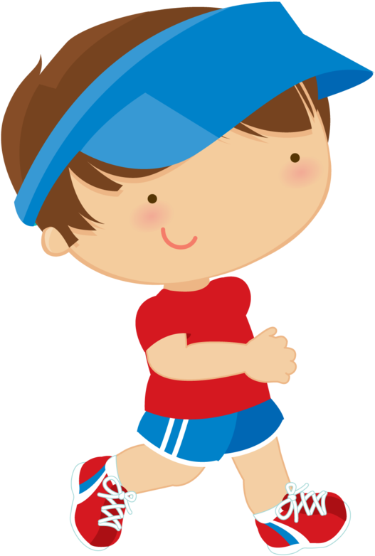 Mexican Clipart Rug - Dibujo Niño Deportista - Png Download (598x900), Png Download