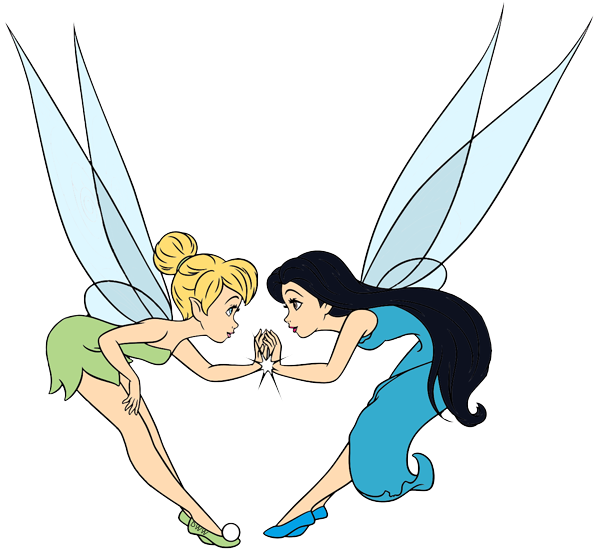 Tinker Bell E Silvermist Clipart (600x551), Png Download