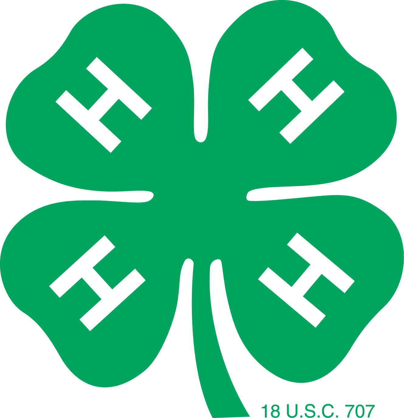 4 H Emblem Clipart Svg Freeuse Stock Uc Anr 4 H Branding - 4 H Clover Png Transparent Png (1328x1372), Png Download