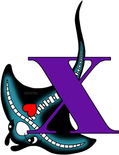 Letter X - Phillip Martin Alphabet Clipart Letter X - Png Download (476x648), Png Download