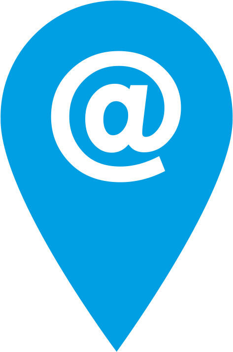 Blue Email Icon Free Clipart (503x800), Png Download