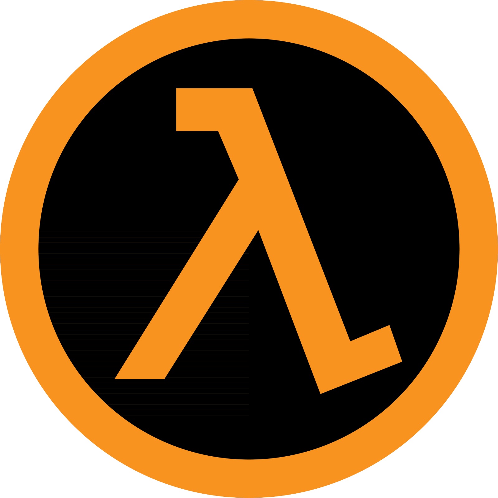 Half Life Clipart Email - Half Life Logo Png Transparent Png (1600x1600), Png Download