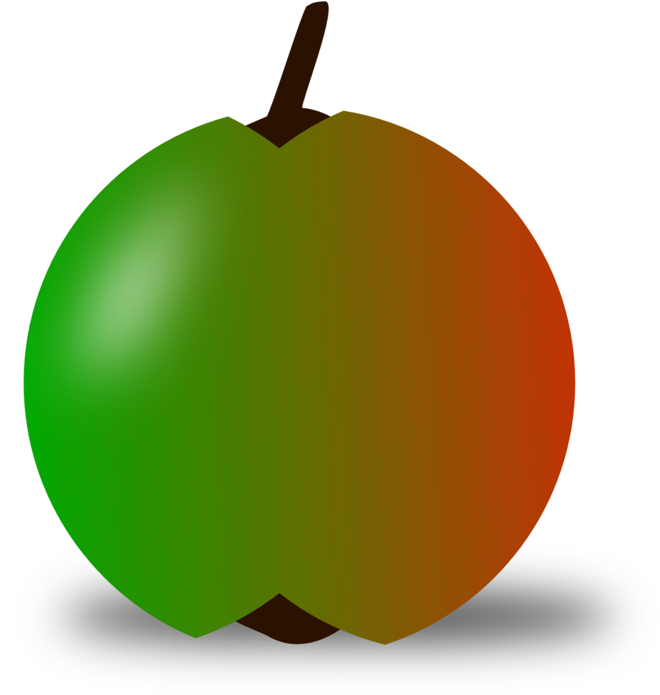 Transparent Apple Core Clipart - Clip Art - Png Download (926x976), Png Download