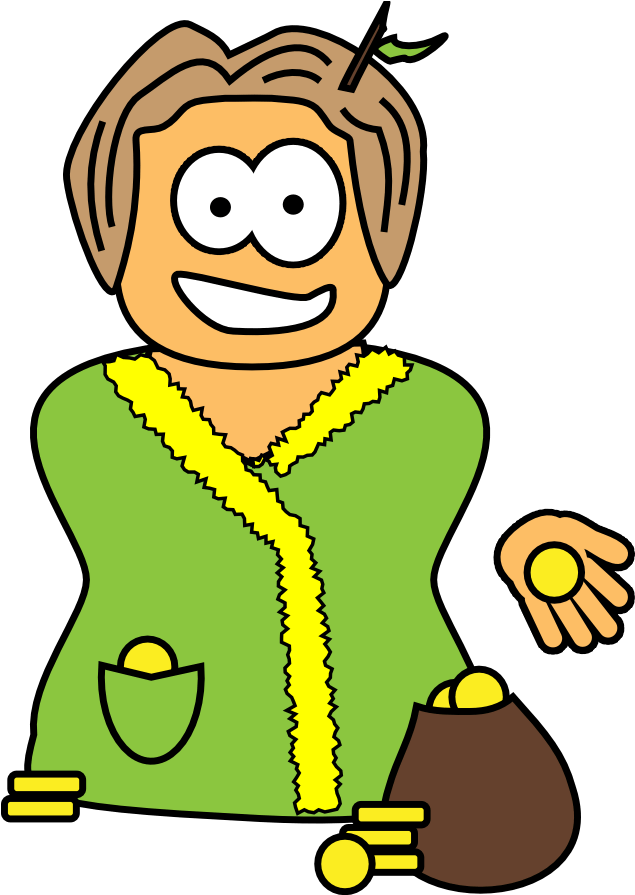 Clipart Of Zacchaeus - Cartoon - Png Download (648x894), Png Download