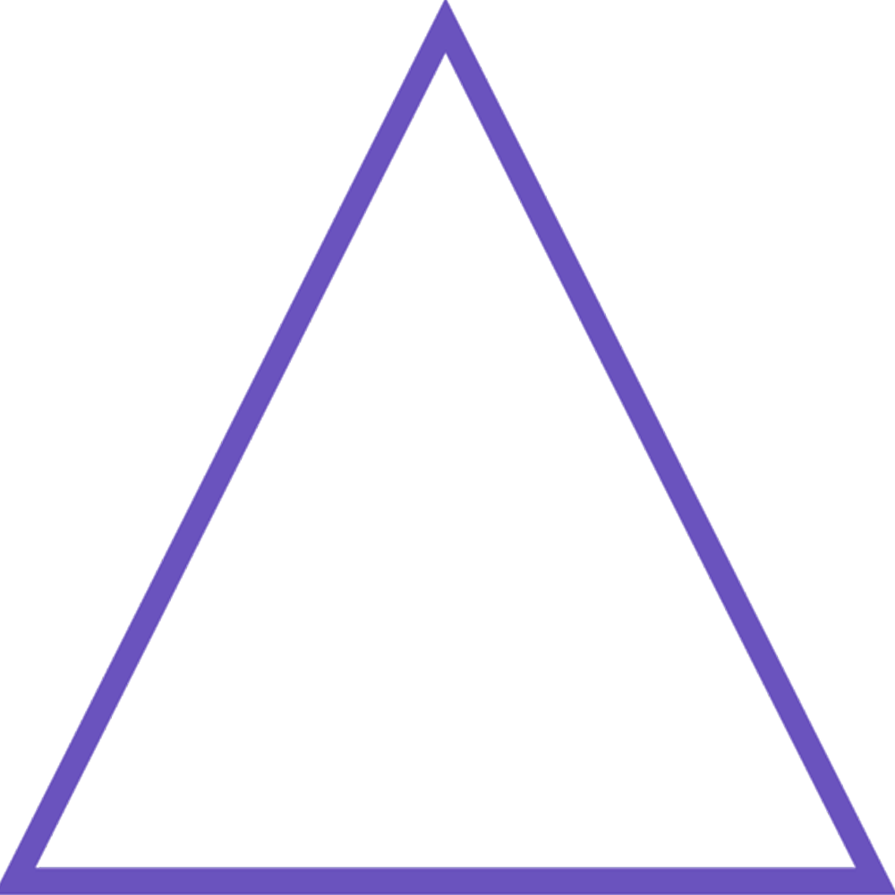 Triangle Clipart (1000x1000), Png Download